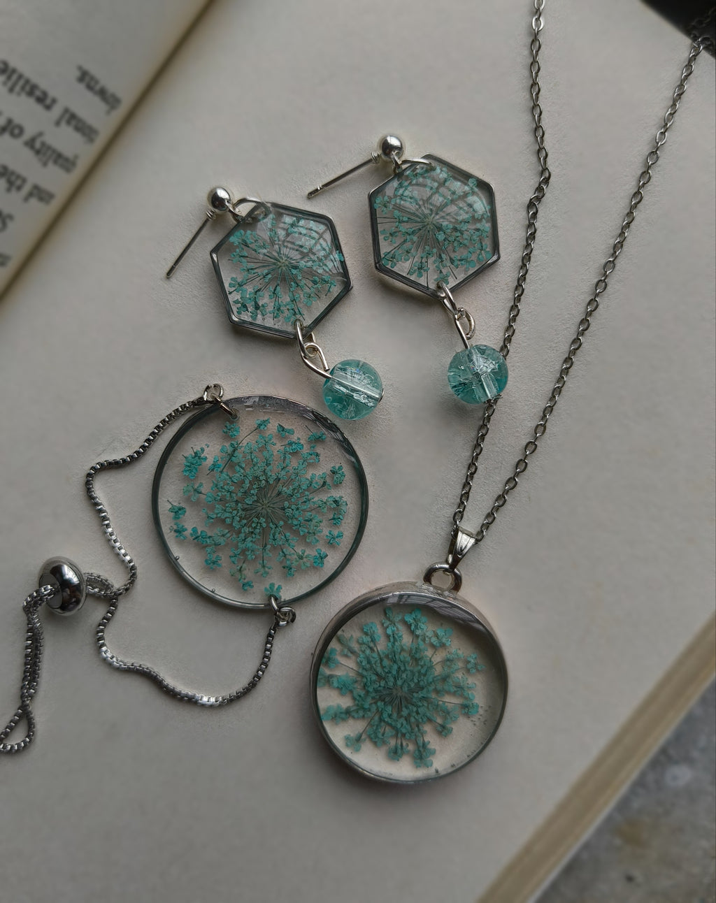 Anne Lace Set (Teal)