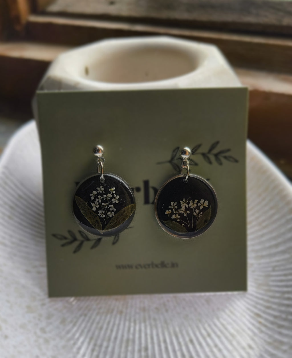 Ebony earrings
