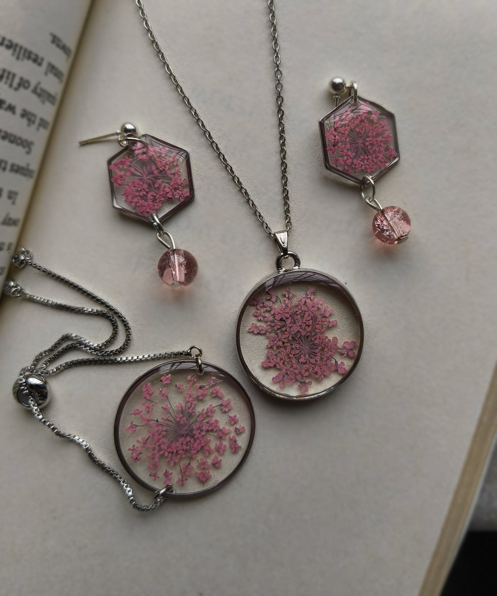 Anne Lace Set (Pink)