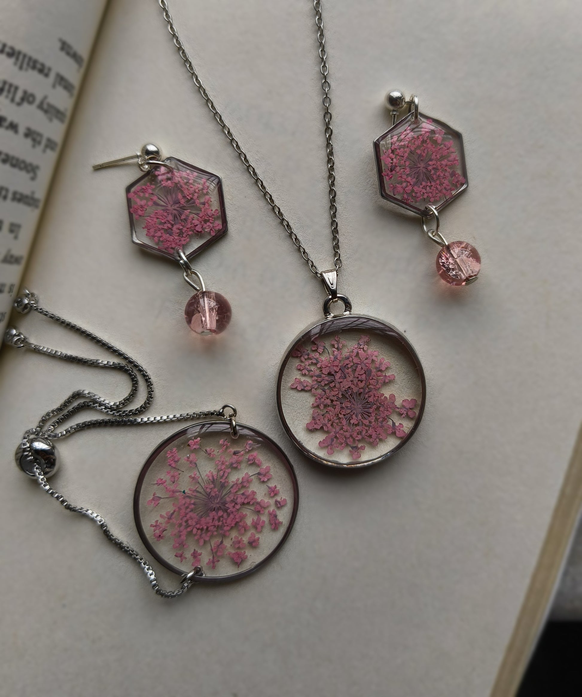 Anne Lace Set (Pink)