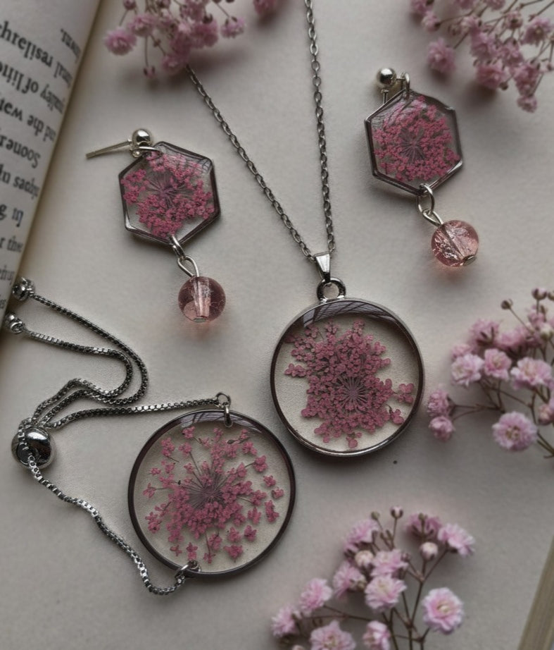 Anne Lace Set (Pink)