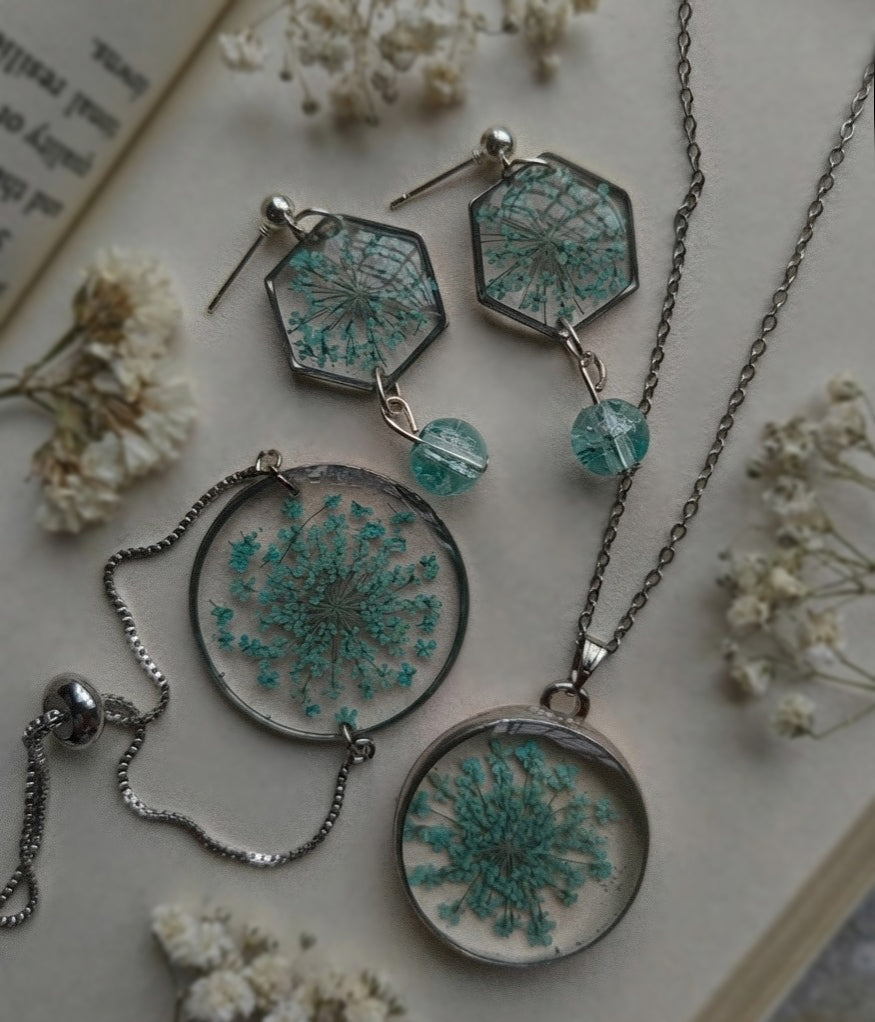 Anne Lace Set (Teal)